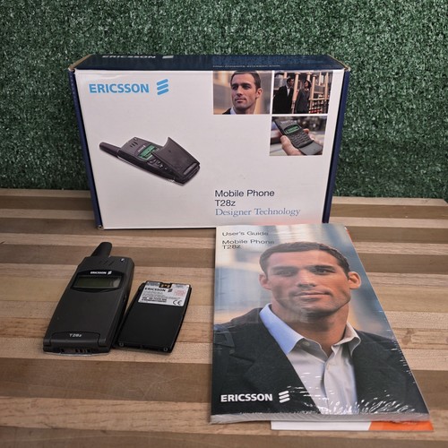 ERICSSON T28 WORLD VINTAGE RARE 2G GSM COLLECTORS CELL PHONE GENUINE FLIP FLOP