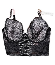 NWT Women's Victoria's Secret Dream Angels Lace Corset Medium DD 84.95 MSRP