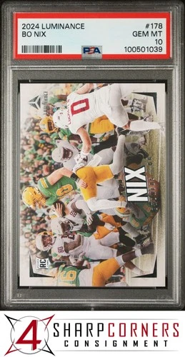 2024 PANINI LUMINANCE #178 BO NIX RC BRONCOS PSA 10