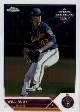 2023 Topps Pro Debut Chrome #PDC150 Will Rudy - BB