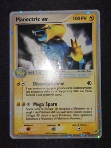 Pokemon EX DEOXYS - #101/107 Manectric ex - ITA - Near Mint