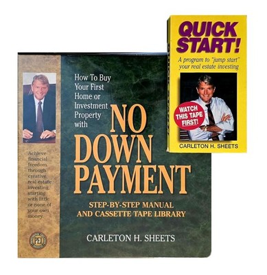 Carlton Sheets NO DOWN PAYMENT Real Estate Program Complete Set  New Condition