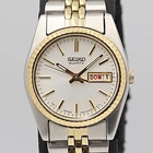Seiko 7N83-0041 Automatic Watch 37mm Used Vintage Long Band