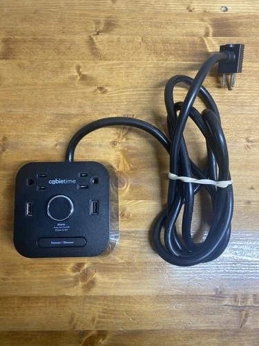 Brandstand CubieTime BPECT Hotel Alarm Clock USB Port Charging Outlets - Clean