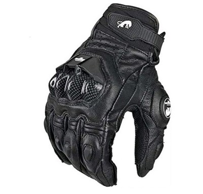 furygan XL Carbon Fiber Leather Motocycle Armor Gloves 