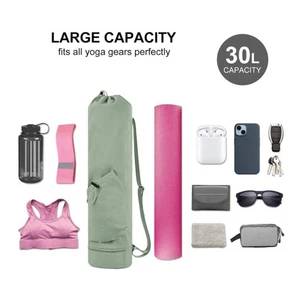 Portable Yoga Mat Bag With Wet Pocket & Water Bottle Holder For Women Popular
