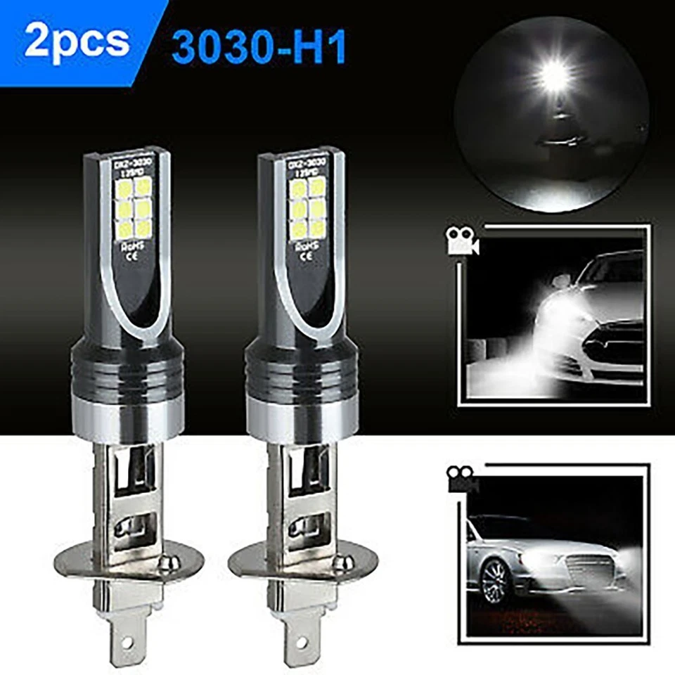 LED Lights Bulbs Kit 6500K 9V-32V Accessories Conversion Headlight High Low Beam - Image 3 of 4