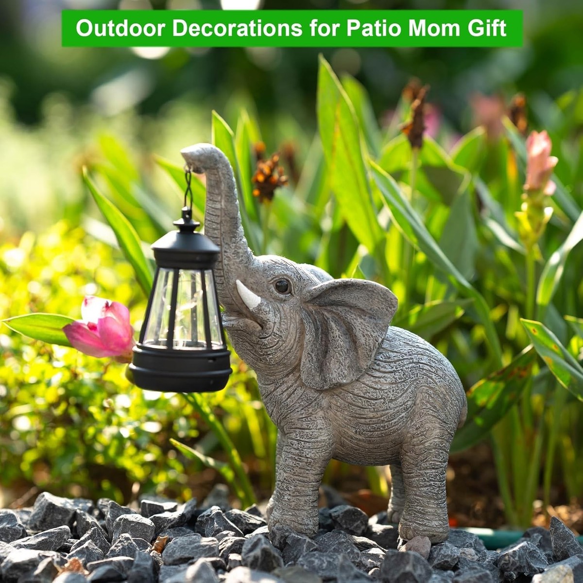 Goodeco Solar Hummingbird Lantern – Waterproof Metal Hanging Solar Light, Warm White LED, Retro Design, Perfect For Patio, Garden & Porch Decor