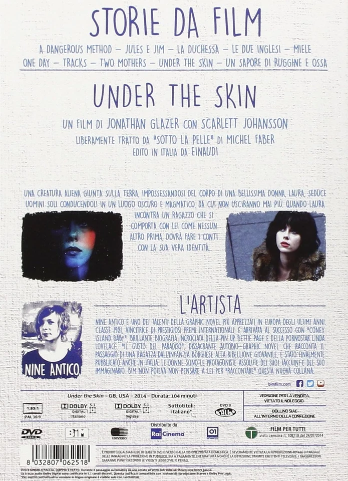 Under The Skin (Ltd Storie Da Film Cover Nine Antico) (DVD) (UK IMPORT) - Image 3 of 3