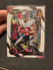 2024 Panini Select - Club Level Mike Evans #283 White Shock Prizm /199
