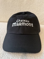 Chateau Marmont  Strap Back Dad Hat Old Hollywood Hotel Black Baseball Cap