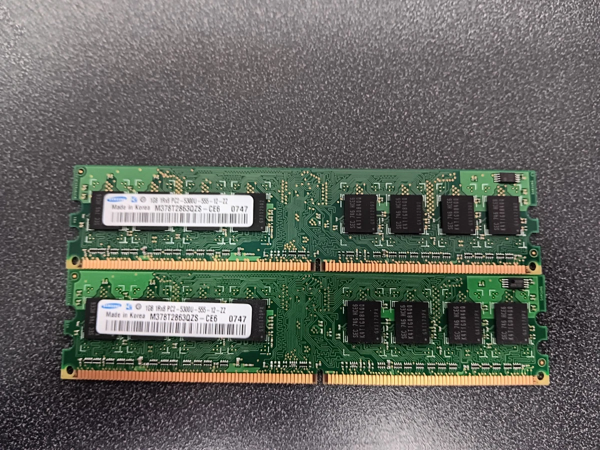 Las mejores ofertas en Samsung 1 GB PC2-5300 DDR2-667 memoria de