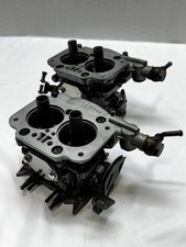 Genuine Italian 2x Dual Weber 40 Dcnf 102 Carburetor Set Lancia Fiat Ferrari