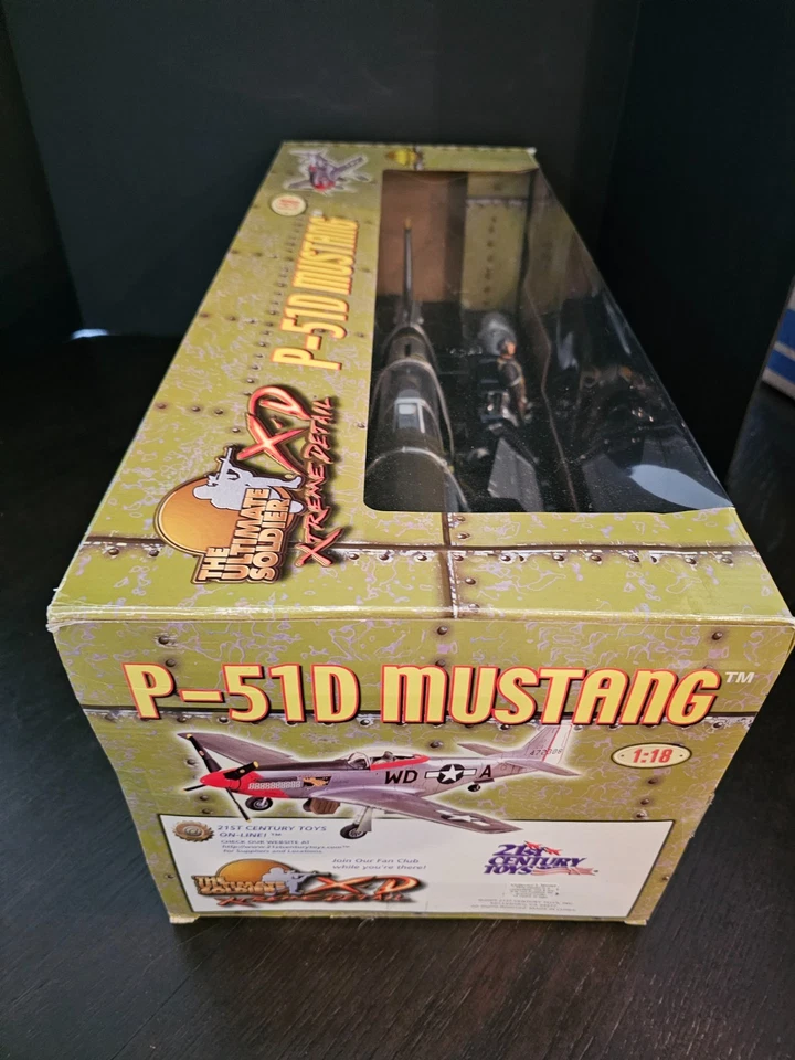 P-51D Mustang Flying Undertaker Segunda Guerra Mundial The Ultimate Soldier 1:18 nuevo sin usar, en caja Foto 2 de 4