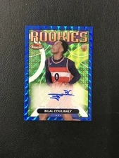2023-24 Topps Finest #RFA-BC Bilal Coulibaly Wizards Blue Geometric RC AUTO /99