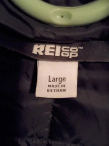 REI Co-op Down Jacket Black Mens XL 650-Fill Puffer Full Zip Lightweight 154167 image 4