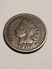 1901 Indian Head Penny~Very Good~FAST FREE SHIPPING #1