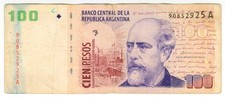 2002 Argentina 100 Pesos 90852925  Paper Banknote Money Currency