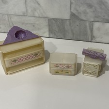 Lady Lovely Locks Sea Magic Bedroom Dressers Set of 3 1987 Vintage Seashell