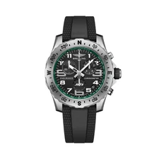 BREITLING E823106A1BGS1 ENDURANCE PRO NFL NEW YORK JETS DIVER PRO BLACK RUB 44MM