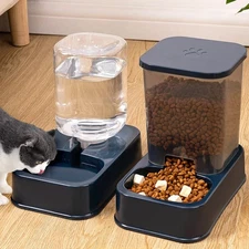 Automatic Cat & Dog Feeder with Drinker Smart Portion Control Pet Bowl Set