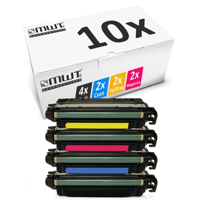 10x MWT Toner f�r HP LaserJet Pro 500 color MFP M-570-dn