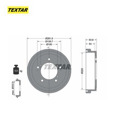 Tambour de frein Suzuki JIMNY