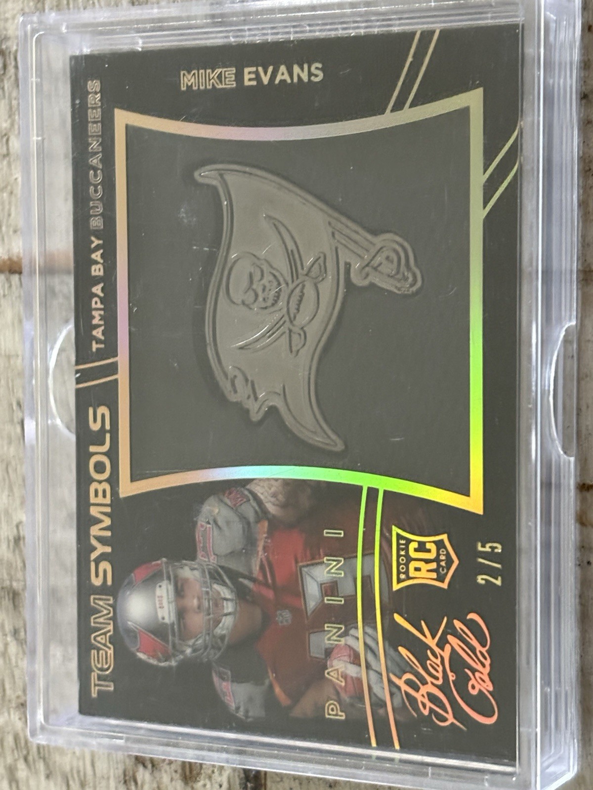 Mike Evans Panini Black Gold Rookie Team Symbols #RTS12 Base