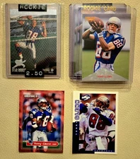 7-card Lot Terry Glenn w/Rookies New England Patriots w/several duplicates NM-MT