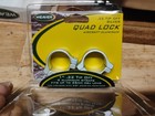 Weaver Quad Lock 1", Tip-Off Grooved Receiver #49054 Silver Scope Rings, NIB — photo 2