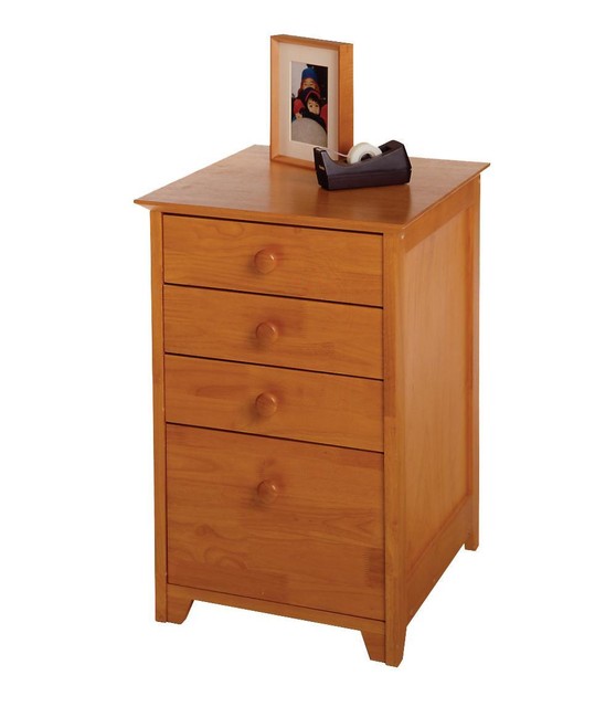 Winsome 3drawer File Cabinet Honey Pine 021713994288 For Sale Online Ebay
