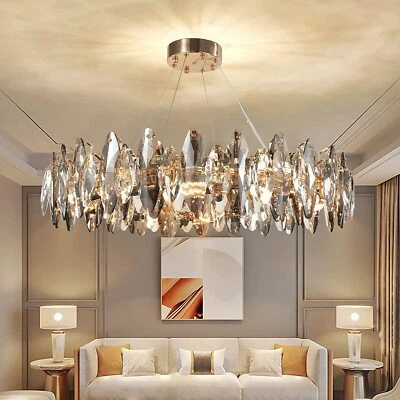 8-Flammig,Modern LED Kristall Kronleuchter Luxus,8xE14 Wohnzimmer Pendelleuchte - Bild 1 von 4
