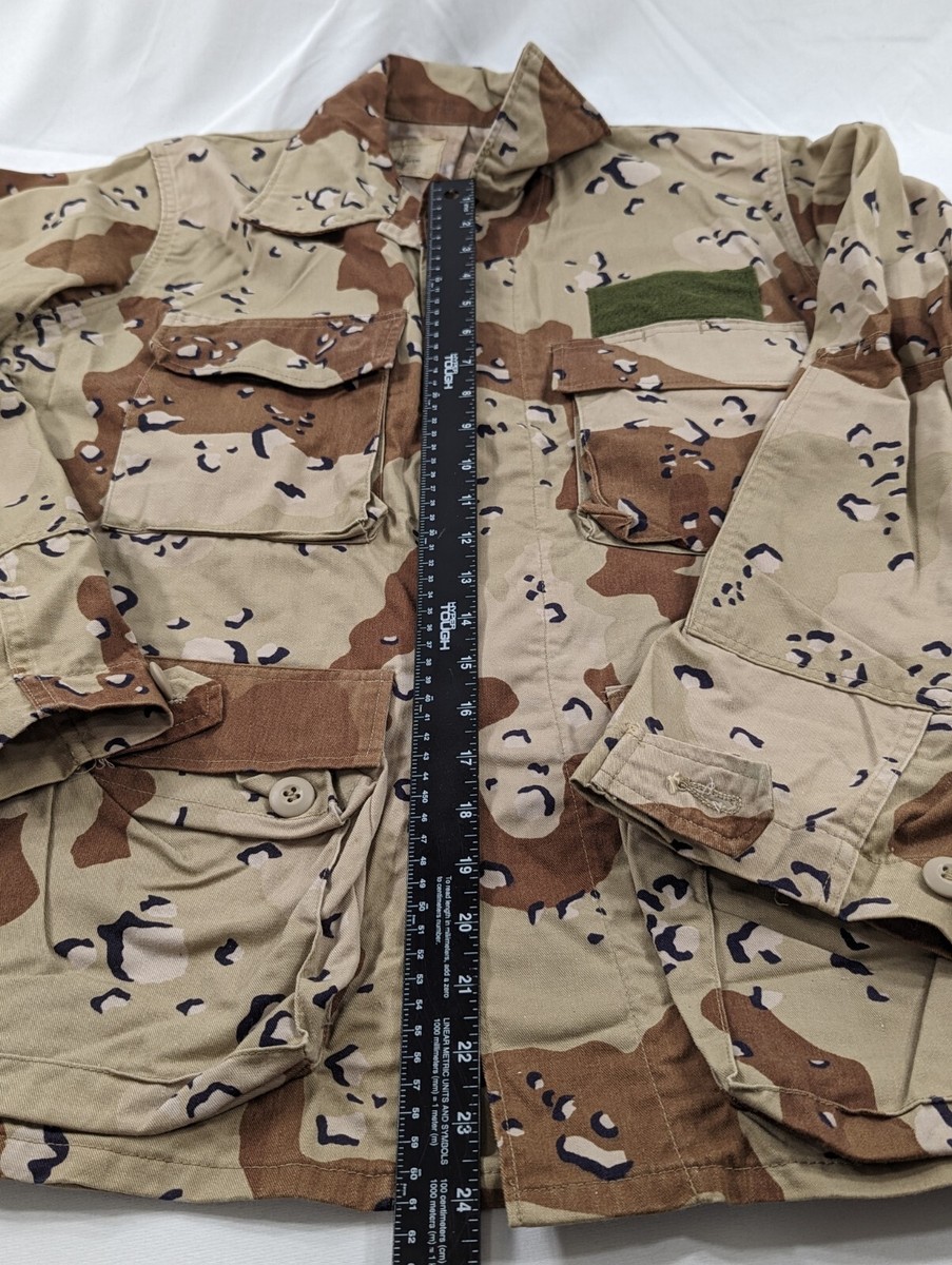 90s〜 us military desert camo bdu jkt Vtg 90s U.S. military desert storm BDU chocolate chip camo