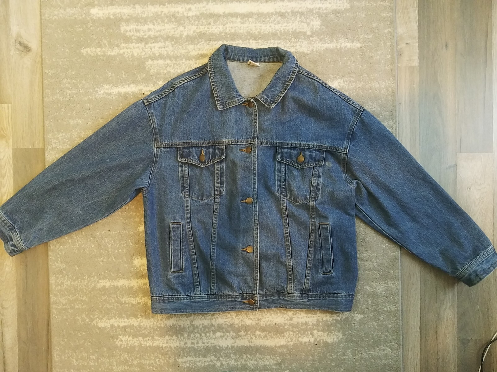 Women's Denim Jean Jacket Button - image 2