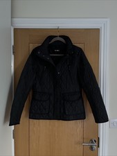 Gil Bret Women's Black Quilted Lightweight Jacket Uk 12