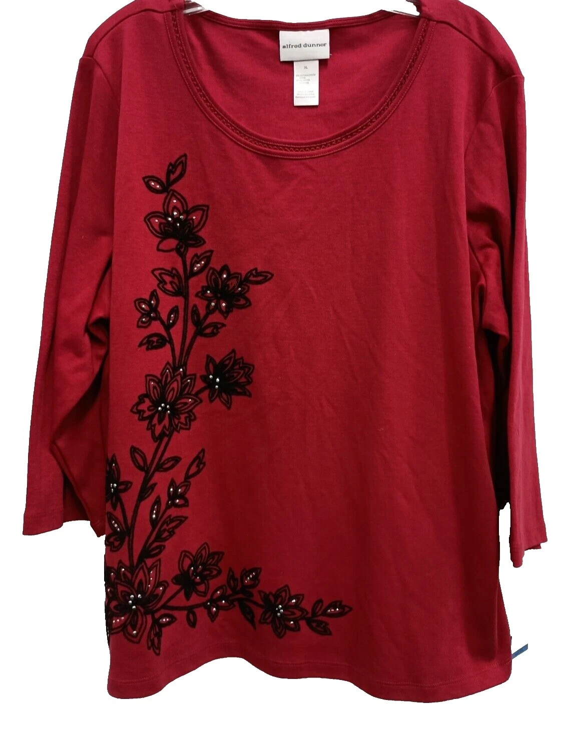 Alfred Dunner 3/4 Sleeve Tops for Women