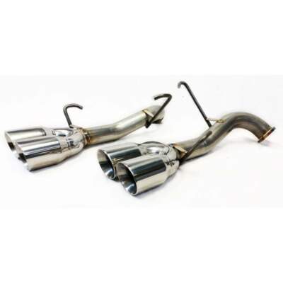 ETS Axleback Exhaust System Extreme No Mufflers Polished Tips For STI 2015+