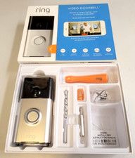 RING VIDEO DOORBELL (1st Gen) SATIN NICKEL Wi...