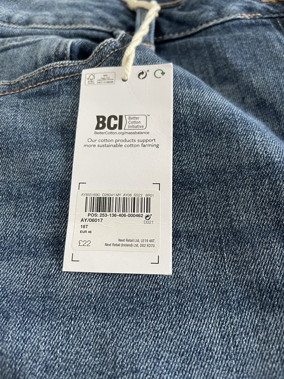 Next Ladies Denim Knee Length Shorts Size 18 Tall eBay