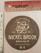 Nickel Brook Brewing Beer Coaster.  Superb Condition