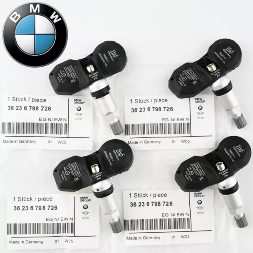 4X Genuine TPMS Tire Pressure Monitoring Sensor OEM TPM109A 36236798726 for BMW