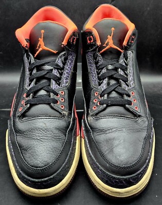 2012 Nike Air Jordan 3 III Retro Crimson 136064-005 Men's 2012 Nike Air Jordan 3 III Retro Crimson 136064-005 Men's
