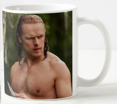 Sam Heughan - Jamie Fraser - Coffee mug - tea cup - show - Hunk Sexy - Outlander