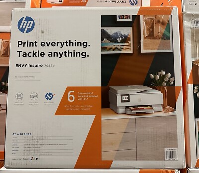 HP Inspire 7958e Inkjet Color All-In-One Printer - 327A7A#1H3