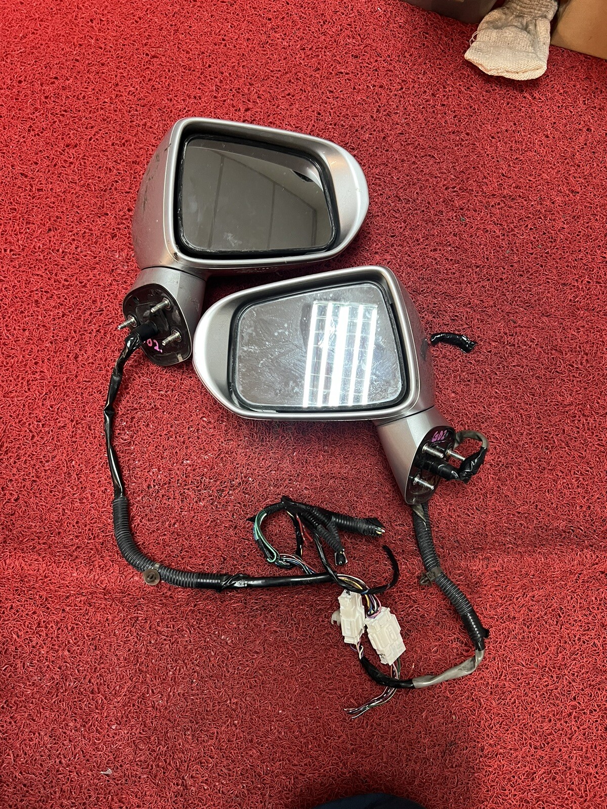 JDM Honda Jazz Fit GD1 GD2 GD3 Side Door Mirrors AUTO FLIP With Signal Lamps OEM eBay