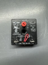New ICM Controls ICM203 Delay On Break Timer Relay 18-240 VAC .03-10 Min