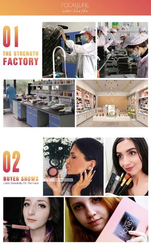 FOCALLURE 18 Colors Highlighter Contouring Stick Highlighting Powder Creamy Text - Picture 20 of 39