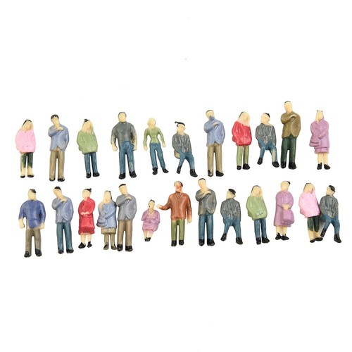 New People Figures Painted People Lamp Post Painted People Figures Train Model - Picture 6 of 14