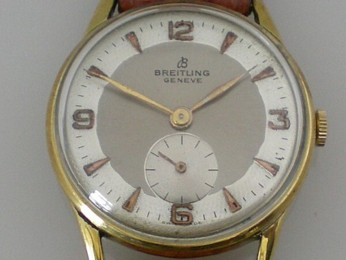 BREITLING GENEVE Vintage Men's Watch Manual Winding Small Second 1940's |  eBay