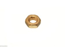 PACK OF 2O SOLID BRASS ENGINEERS BRASS FULL NUTS FOR MACHINE SCREWS ETC M3 M4 M5